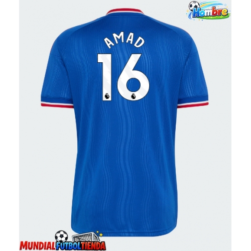 Camiseta Manchester United Amad Diallo #16 Segunda Equipación Replica 2026-27 mangas cortas